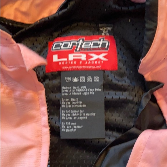 Cortech LRX pink riding jacket and liner - Picture 3 of 4